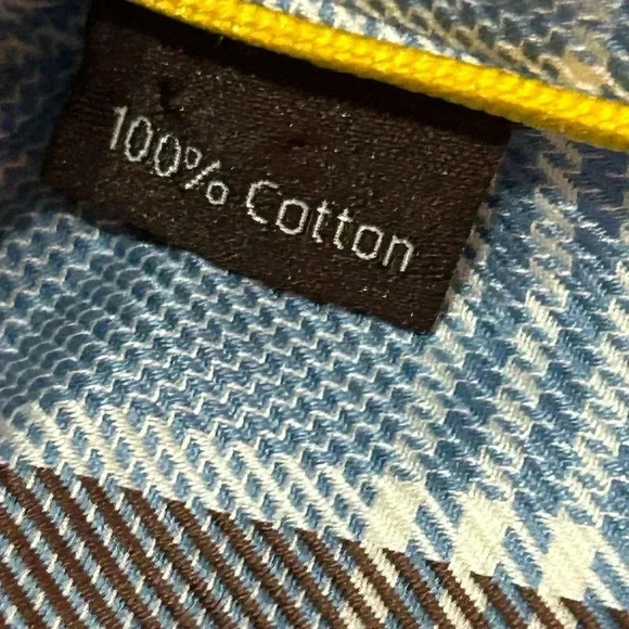 Robert Talbott Men’s XL Classic Multicolored Plaid Button Down Shirt - Picture 6 of 9